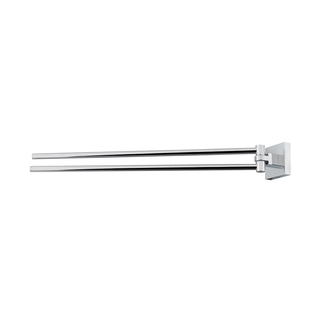 Rimini 420mm Split Towel Rail - Chrome