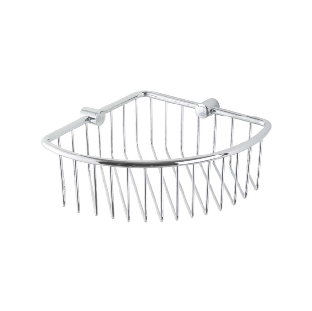 Baskets Corner Basket - Chrome