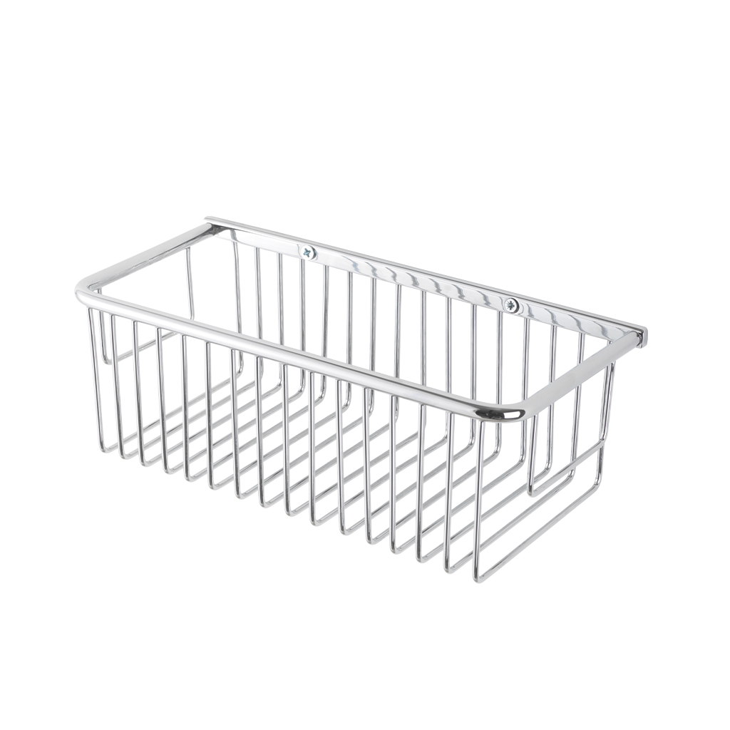 Baskets Rectangular Basket - Chrome