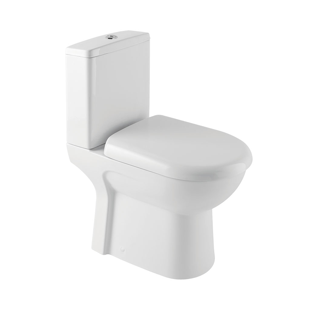 Lisbon II Close Coupled Back To Wall WC Pan - White