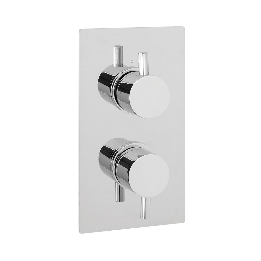 Round Lever Control Handle Each Chrome