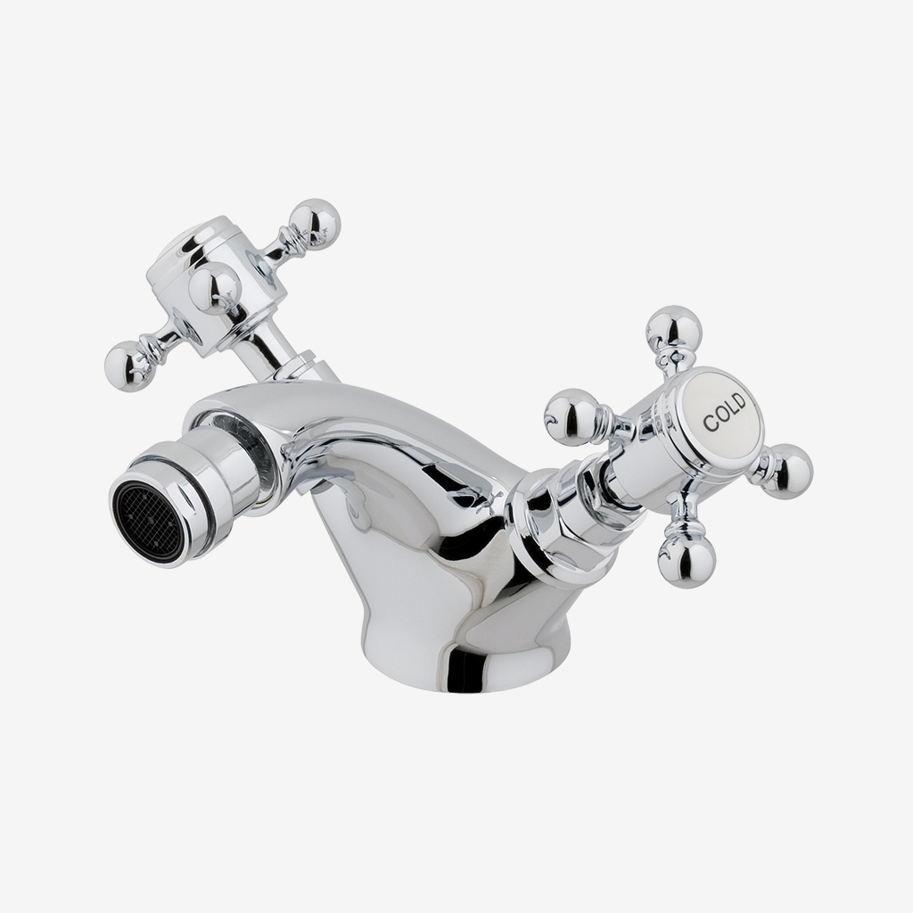 Portobello Bidet Mono Tap with Pop Up Waste Chrome