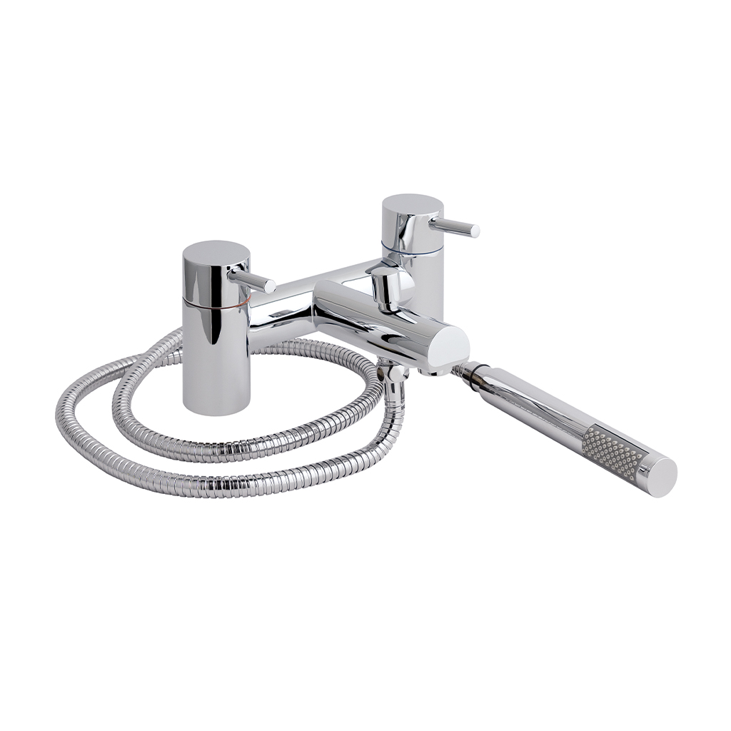 Prado 500 Bath Shower Mixer Tap (BSM) with Handset Chrome