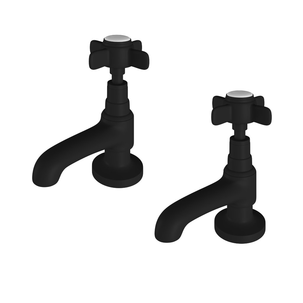 Haymarket Luxury Basin Taps - Matt Black