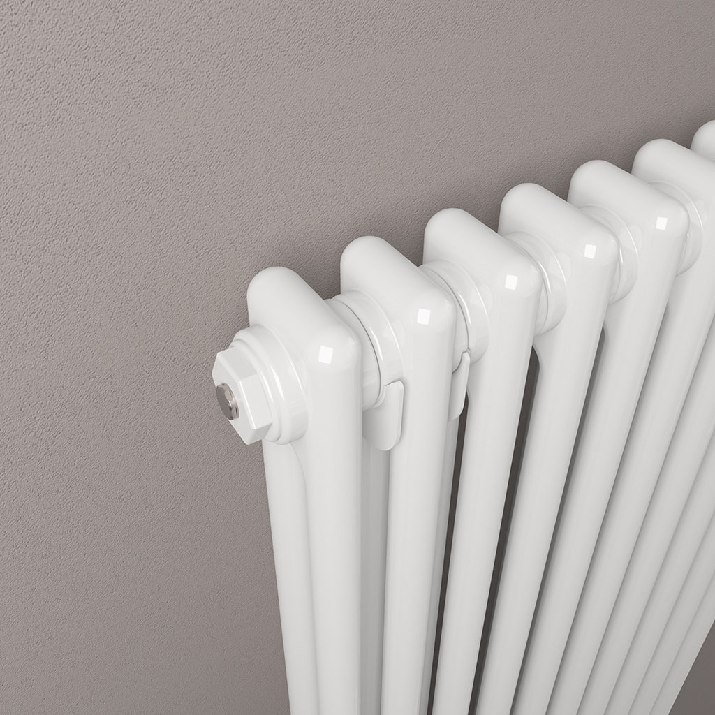 Rivassa 2 Column Radiator 1800 x 383mm Gloss White