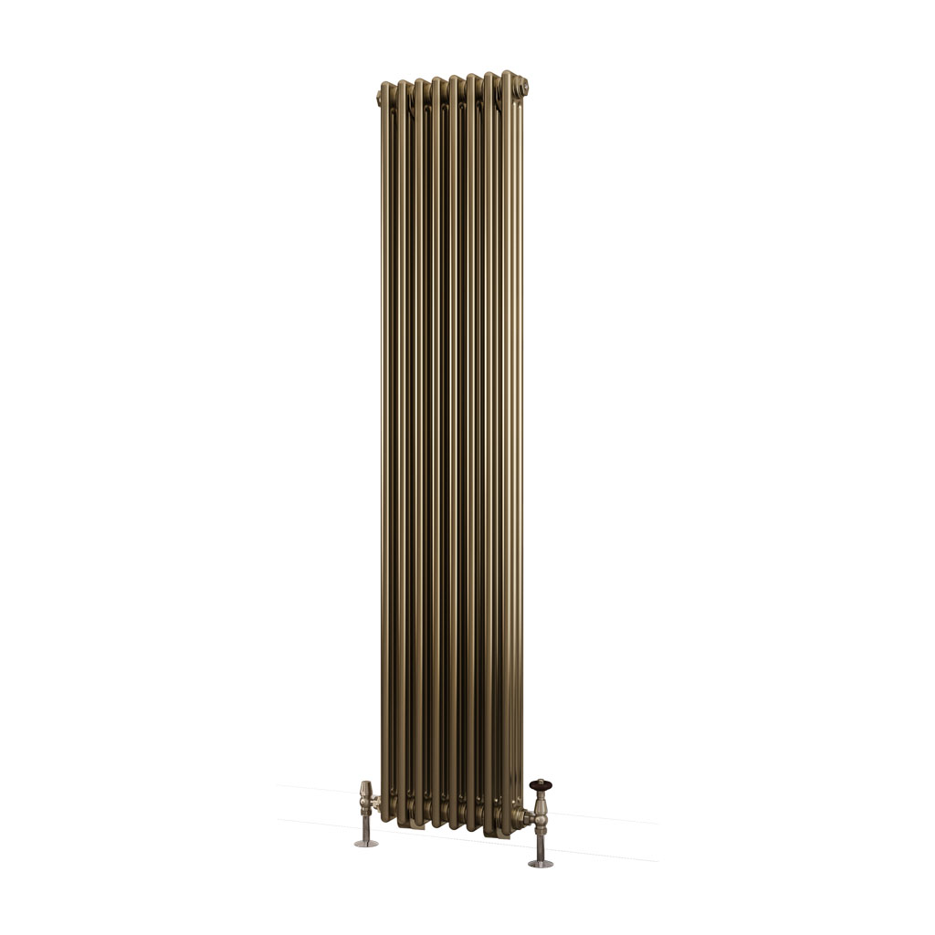 Rivassa 3 Column Radiator 1800 x 383mm Bronze Effect