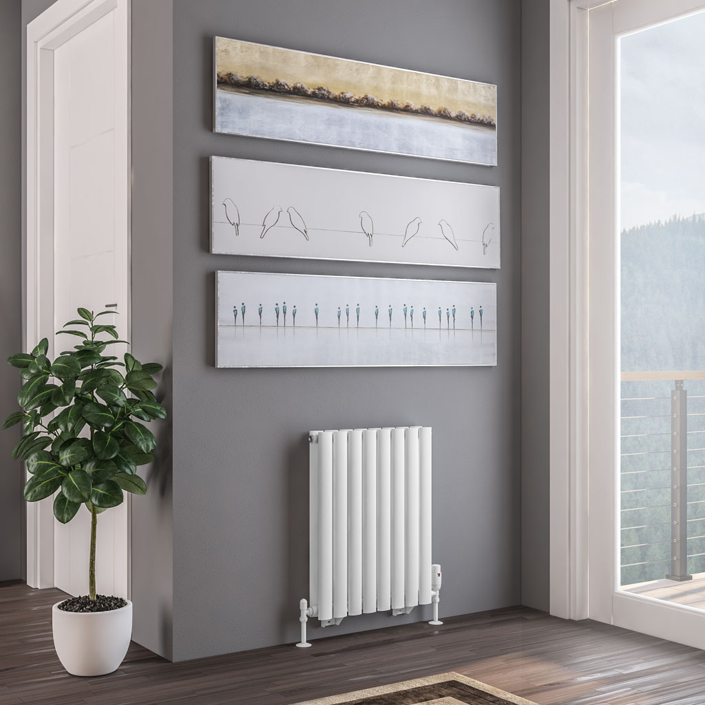 Tunstall Double 600 x 471 Radiator Matt White