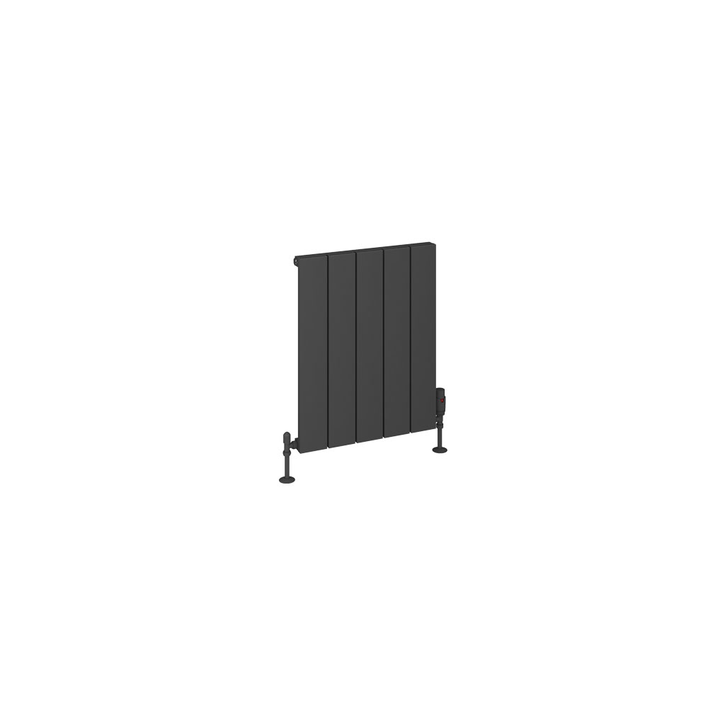 Rosano 600 x 470 Aluminium Radiator Matt Anthracite