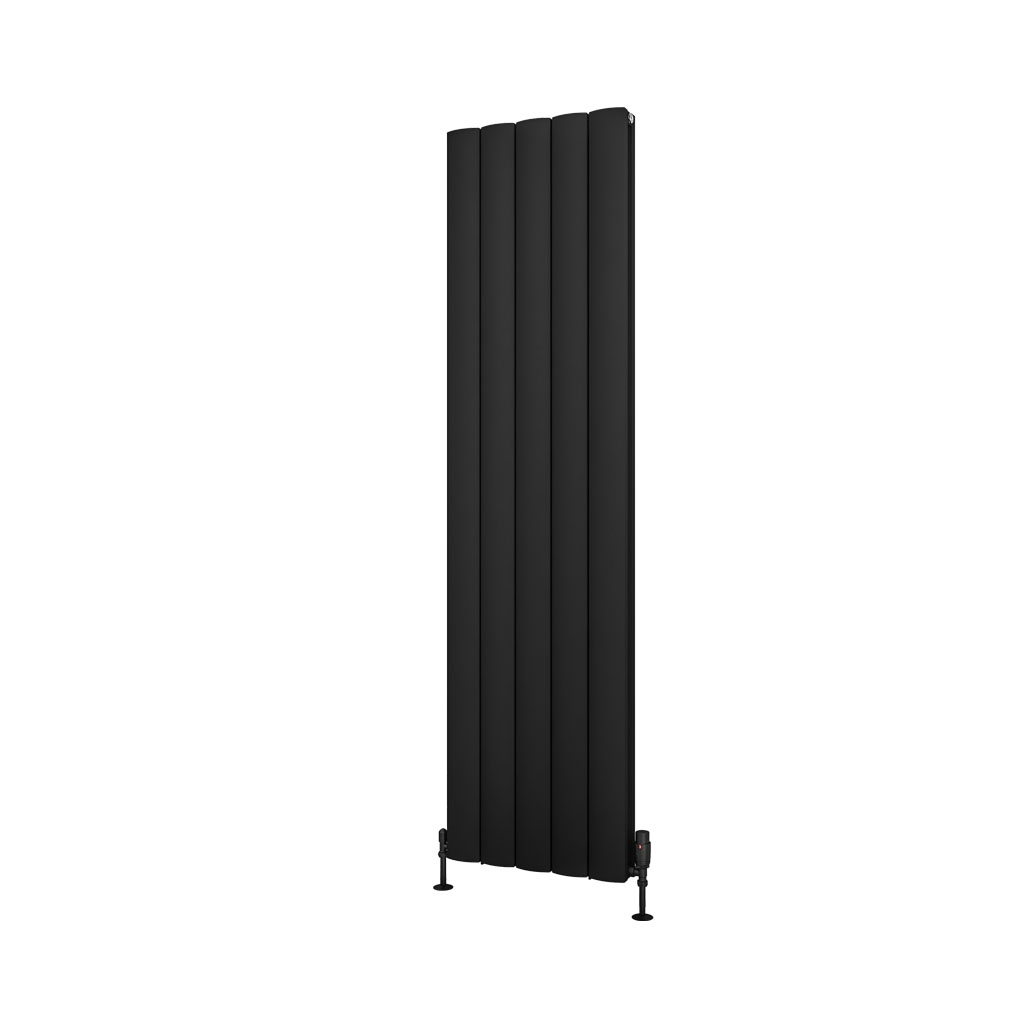 Guardia 1800 x 470 Aluminium Radiator Matt Black