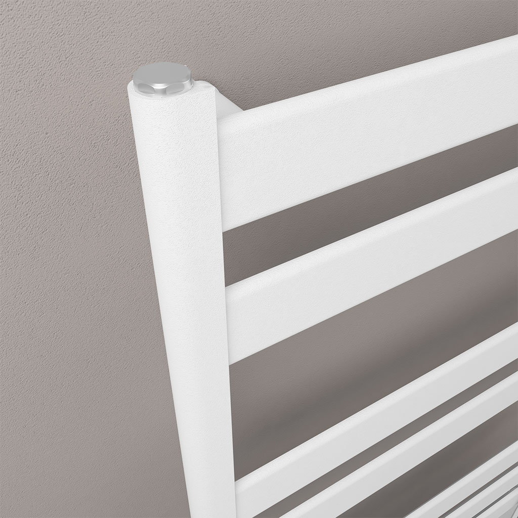 Pelago Aluminium Towel Rail 1200x600mm Matt White