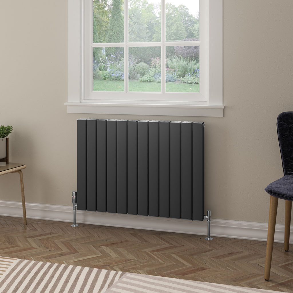 Hadleigh 600 x 835 Aluminium Radiator Matt Anthracite