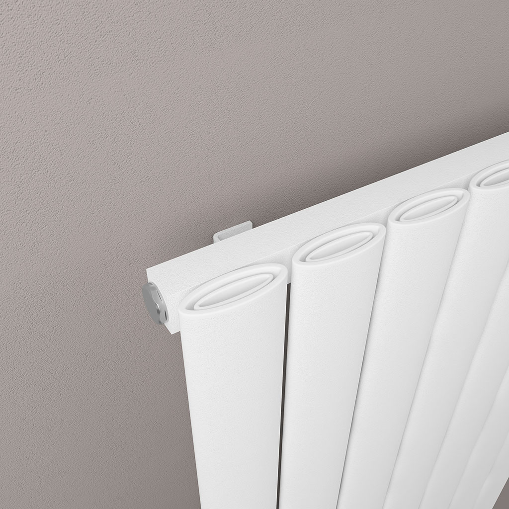 Sandhurst 1800 x 275 Aluminium Radiator Matt White