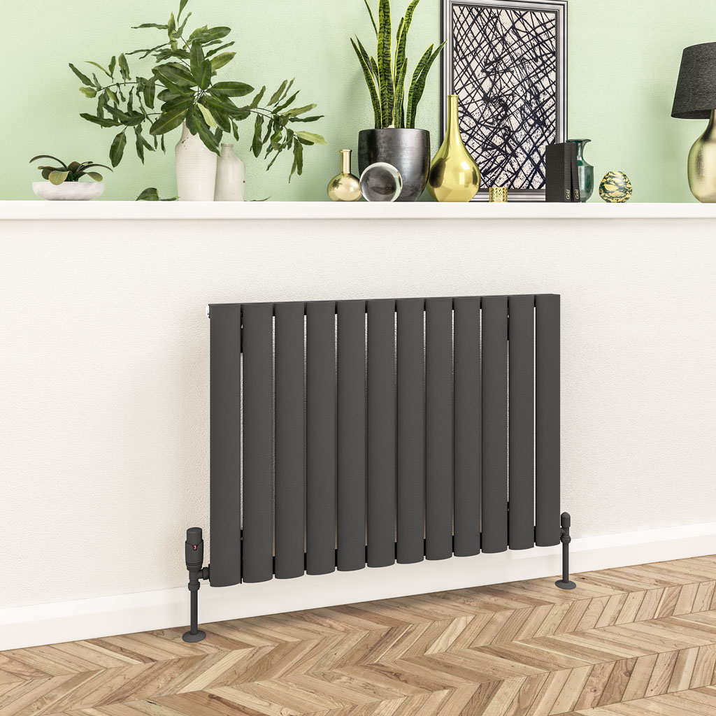 Sandhurst 600 x 835 Aluminium Radiator Matt Anthracite