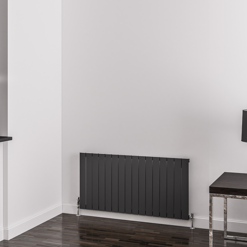 Addington Aluminium 600 x 1180 Radiator Type10 Matt Anthracite