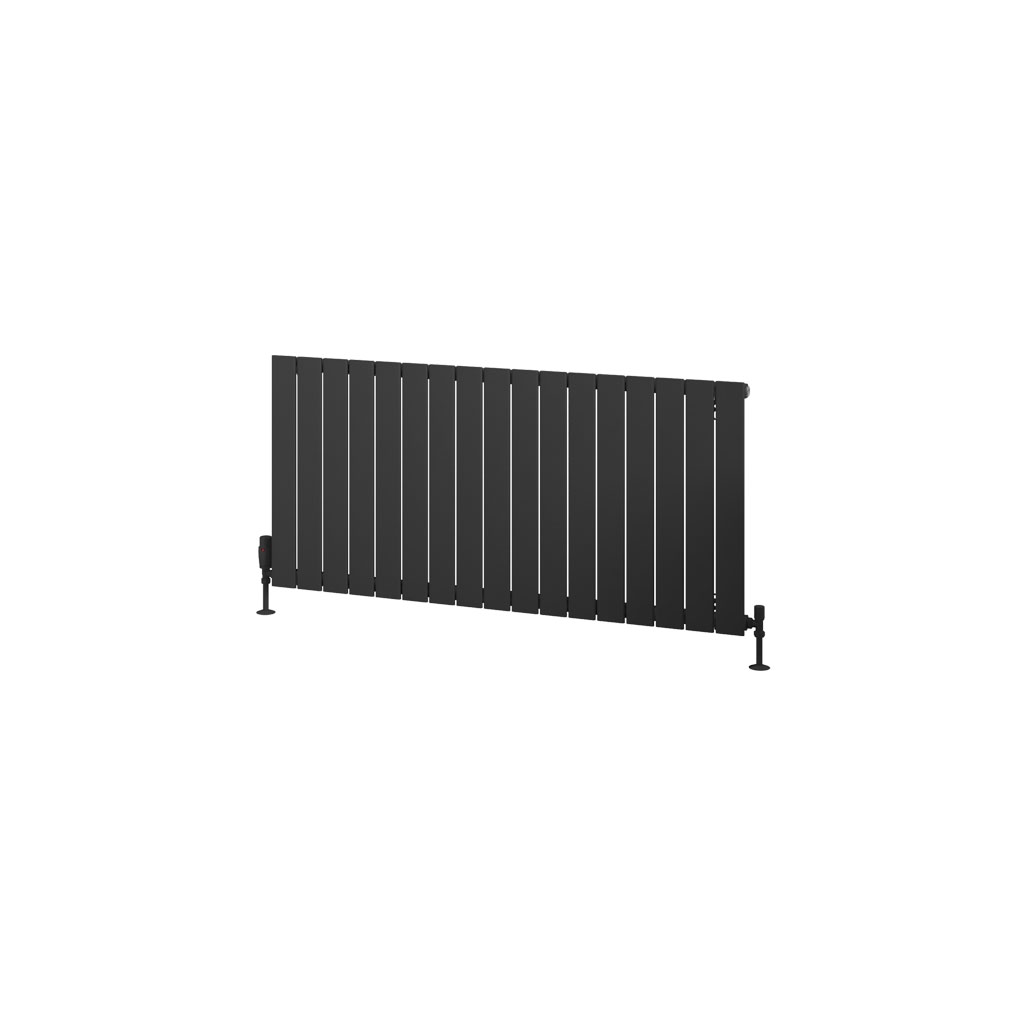 Addington Aluminium 600 x 1254 Radiator Type10 Matt Anthracite