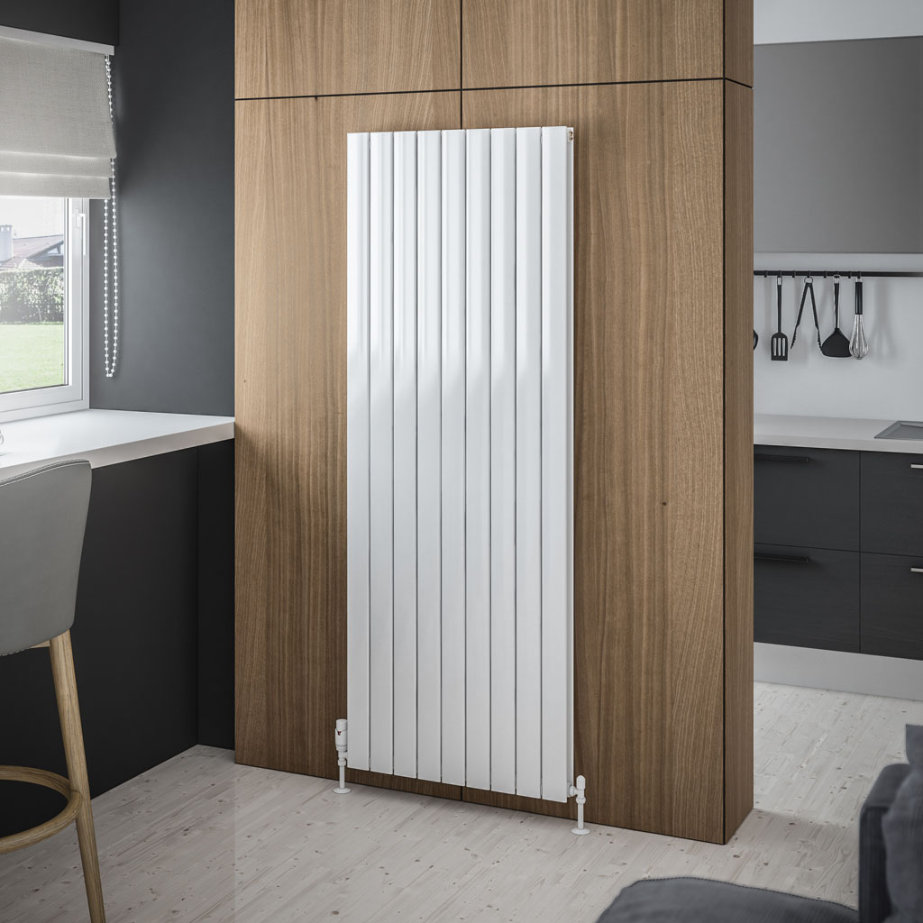 Addington Aluminium 1800 x 588 Radiator Type20 Gloss White