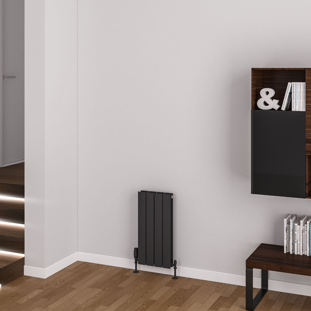 Addington Aluminium 600 x 292 Radiator Type20 Matt Anthracite