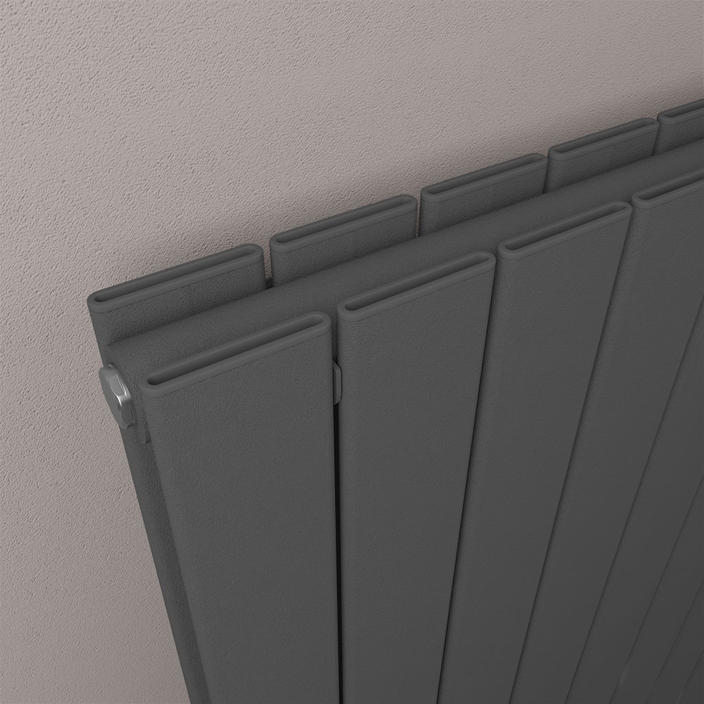 Addington Aluminium 600 x 810 Radiator Type20 Matt Anthracite