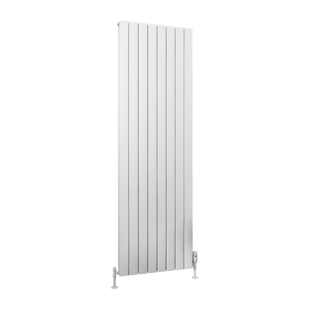 Hadleigh 1800 x 555 Aluminium Radiator Matt White