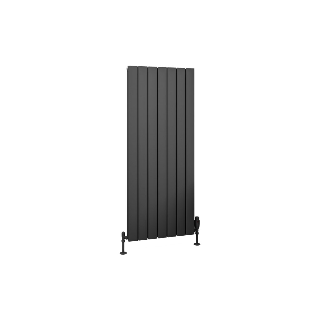 Hadleigh 1200 x 485 Aluminium Radiator Matt Anthracite