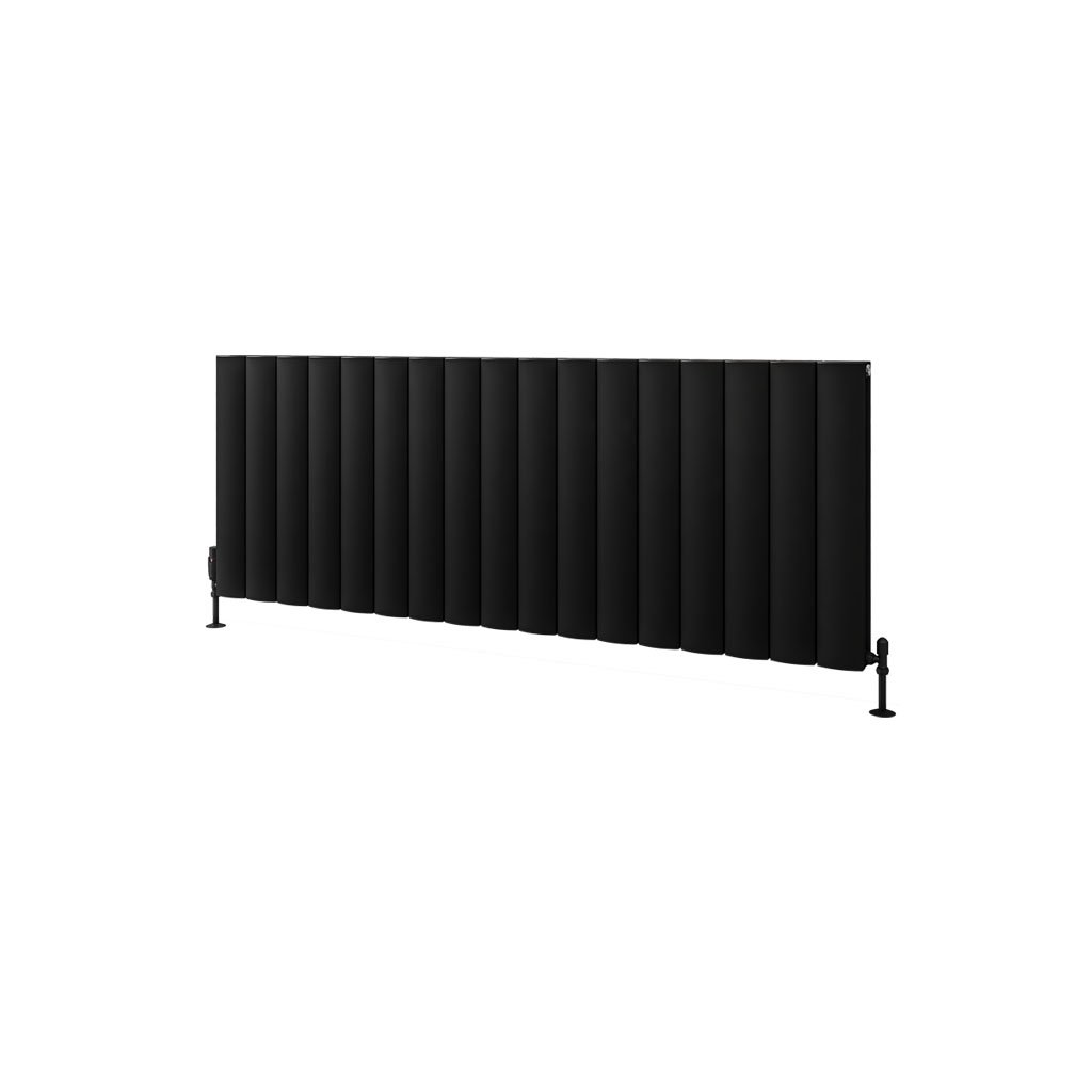 Guardia 600 x 1610 Aluminium Radiator Matt Black