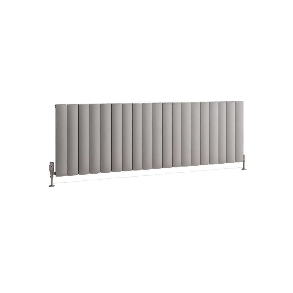 Guardia 600 x 1800 Aluminium Radiator Matt Grey