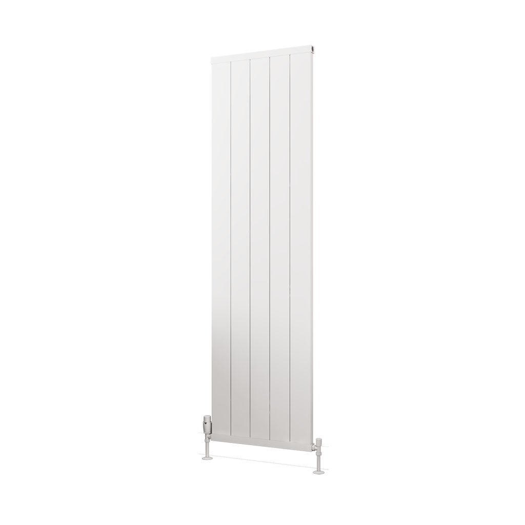 Kingswood Slimline 1800 x 510 Aluminium Radiator Matt White