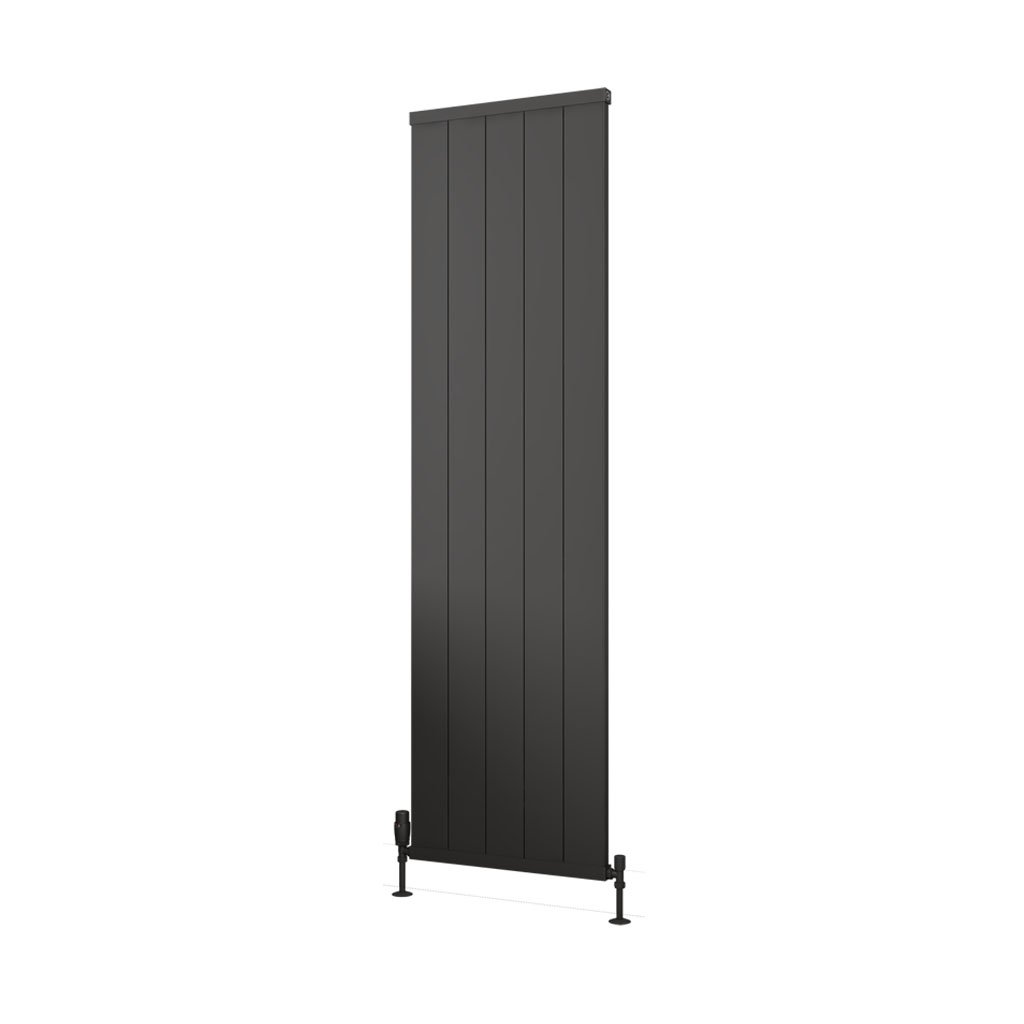 Kingswood Slimline 1800 x 510 Aluminium Radiator Matt Anthracite