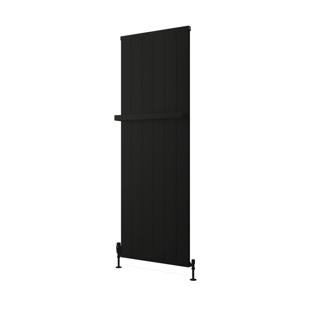 Kingswood Slimline 1800 x 610 Aluminium Radiator Matt Black