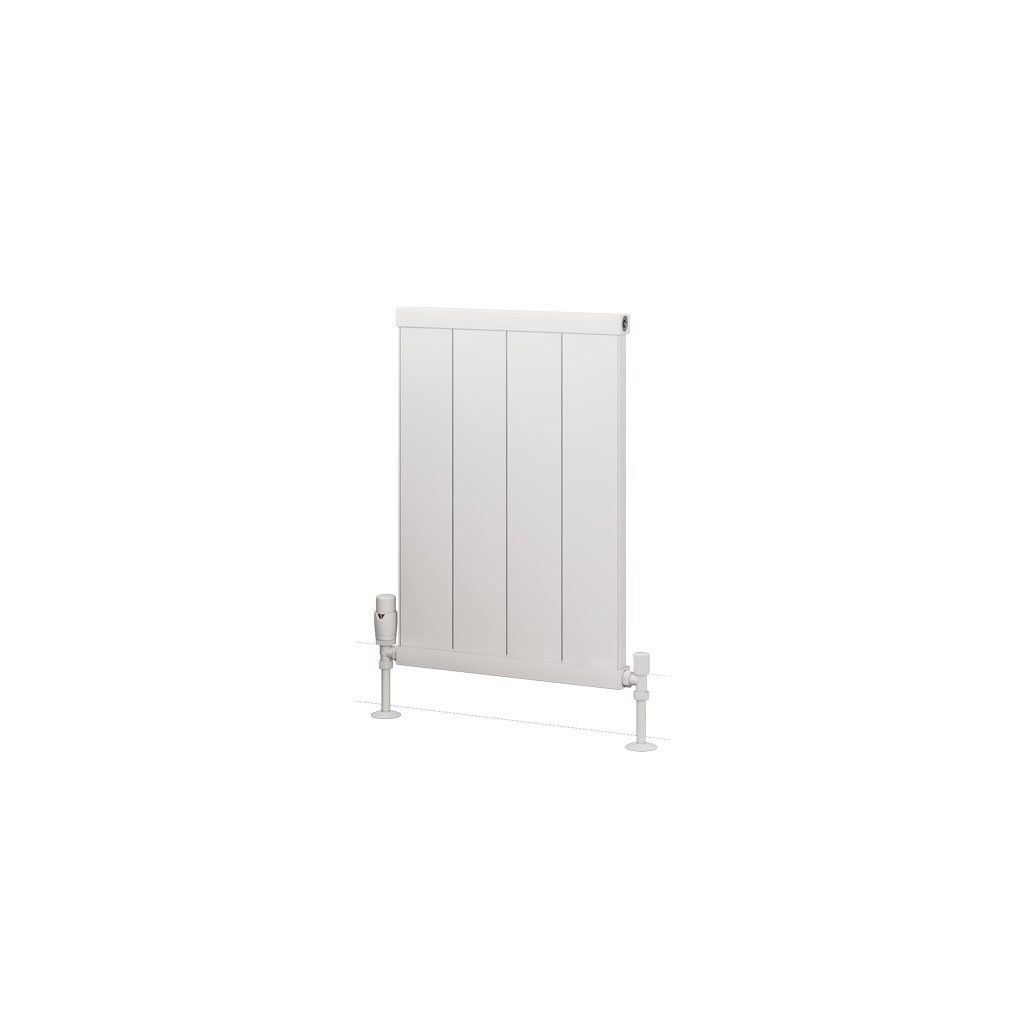 Kingswood Slimline 600 x 410 Aluminium Radiator Matt White