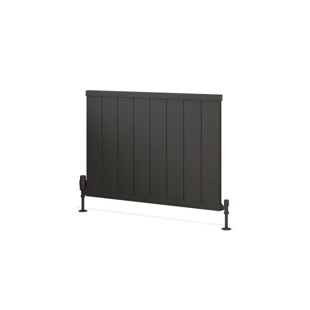 Kingswood Slimline 600 x 810 Aluminium Radiator Matt Anthracite