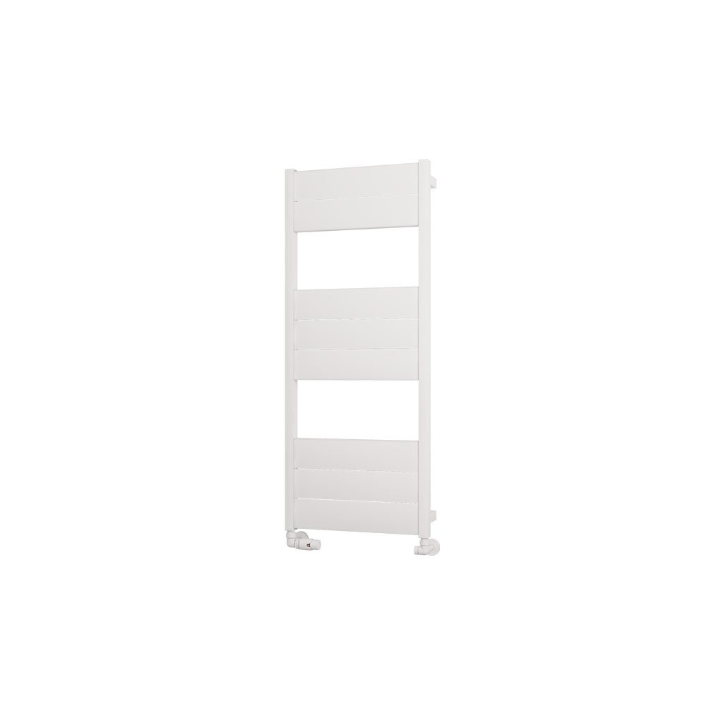 Kingswood Slimline 1220 x 500 Aluminium Towel Rail Matt White