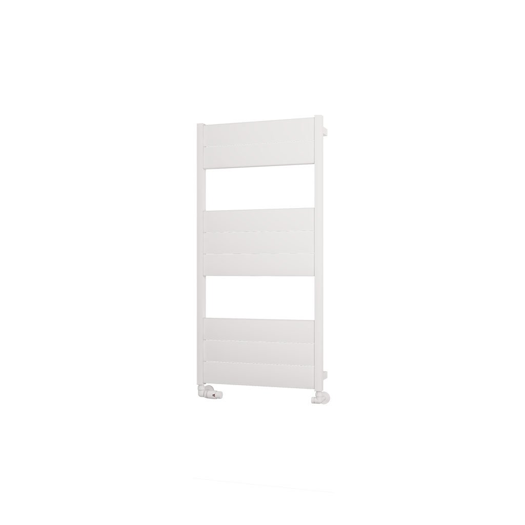 Kingswood Slimline 1220 x 600 Aluminium Towel Rail Matt White