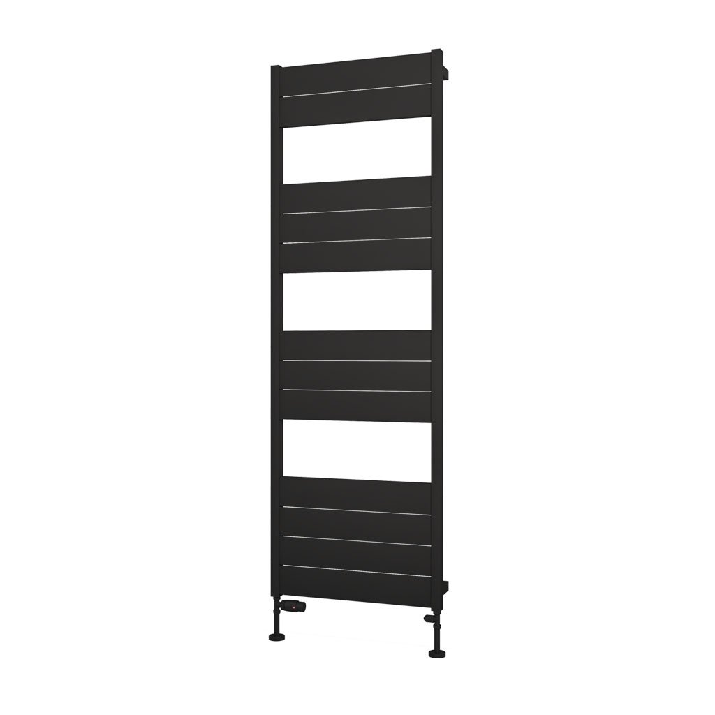 Kingswood Slimline 1820 x 600 Aluminium Towel Rail Matt Black