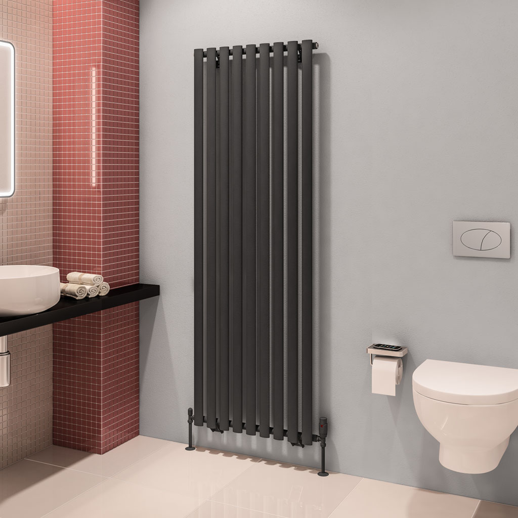 Tunstall 1800 x 630 Radiator Matt Anthracite