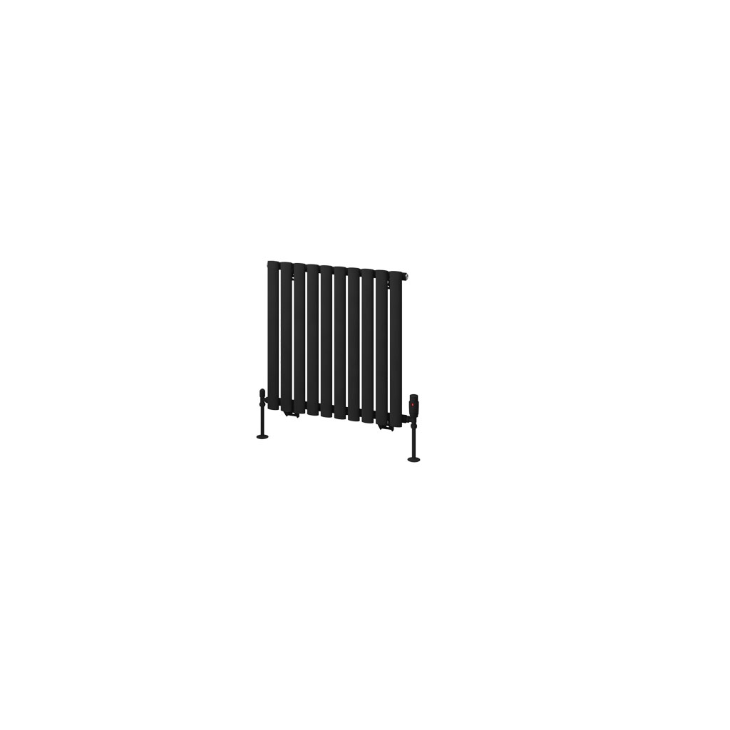 Tunstall 600 x 589 Radiator Matt Black