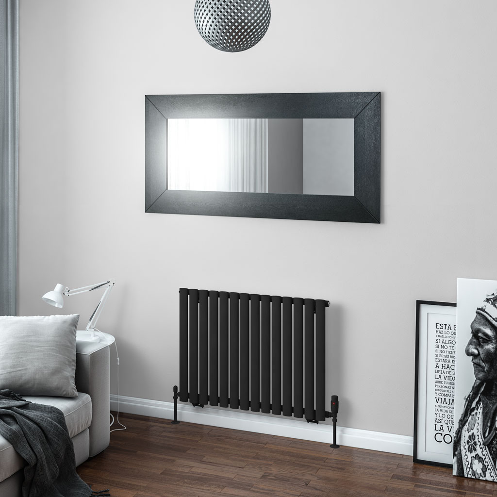 Tunstall 600 x 825 Radiator Matt Black