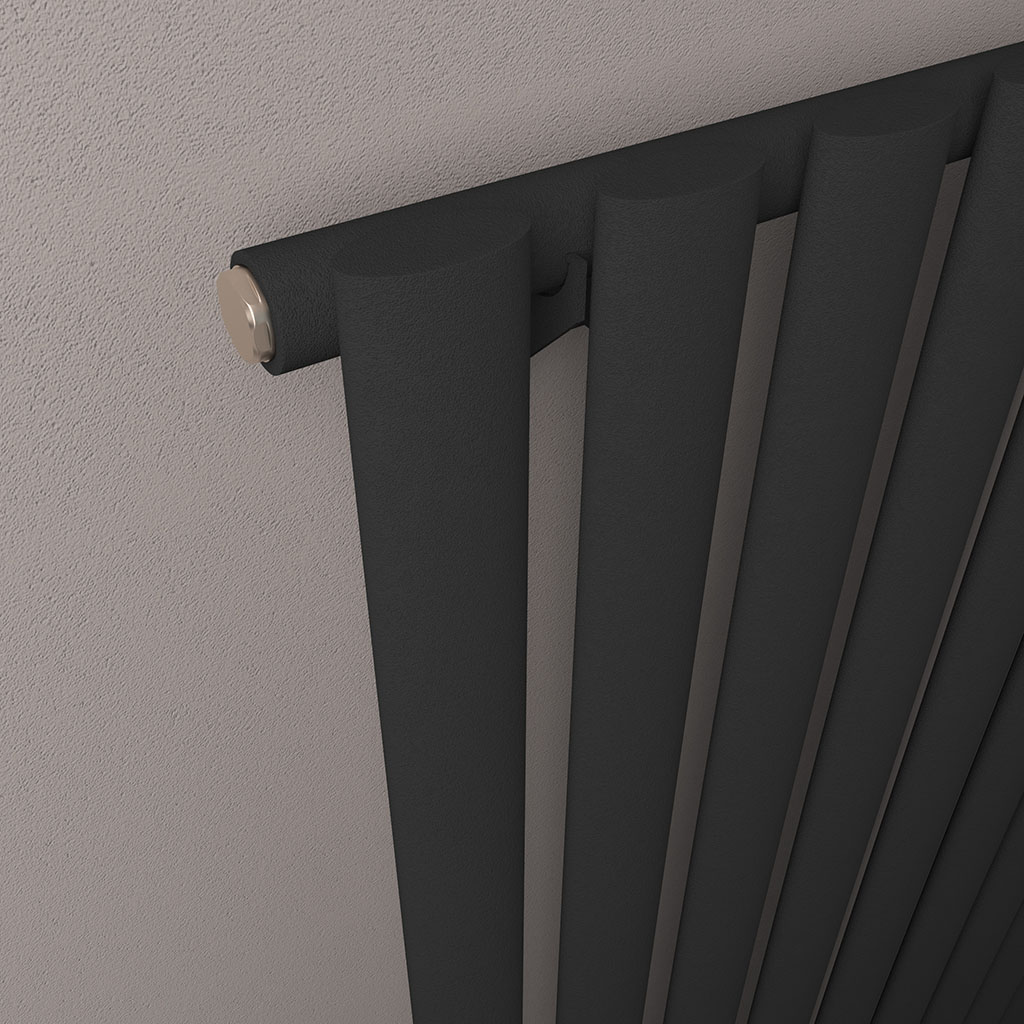 Tunstall 600 x 1002 Radiator Matt Black