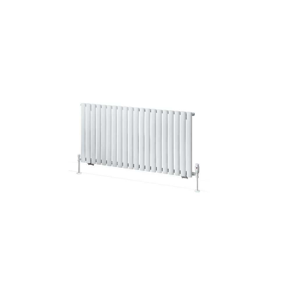 Tunstall 600 x 1179 Radiator Matt White