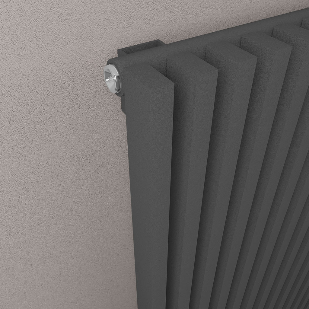 Rowsham 1800 x 300mm Radiator Matt Anthracite