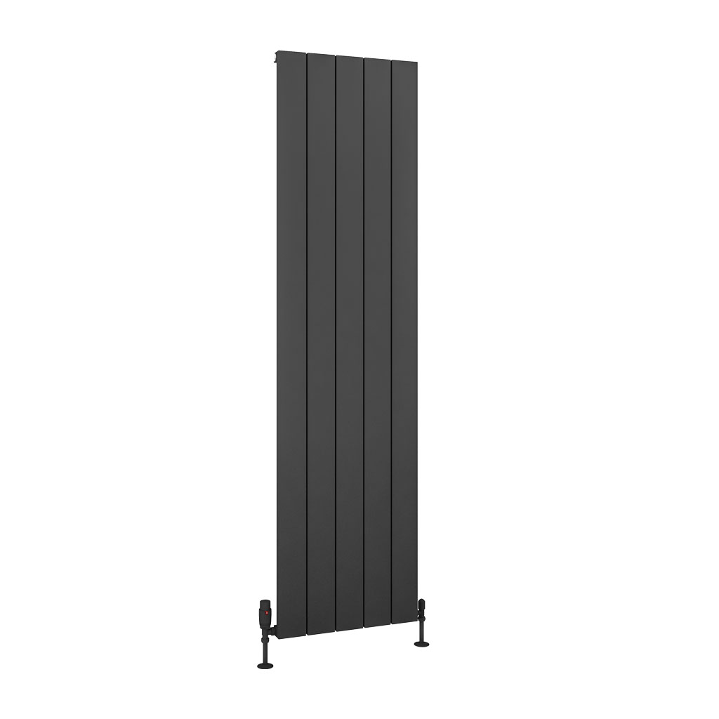 Charlton 1800 x 470 Aluminium Radiator Matt Anthracite