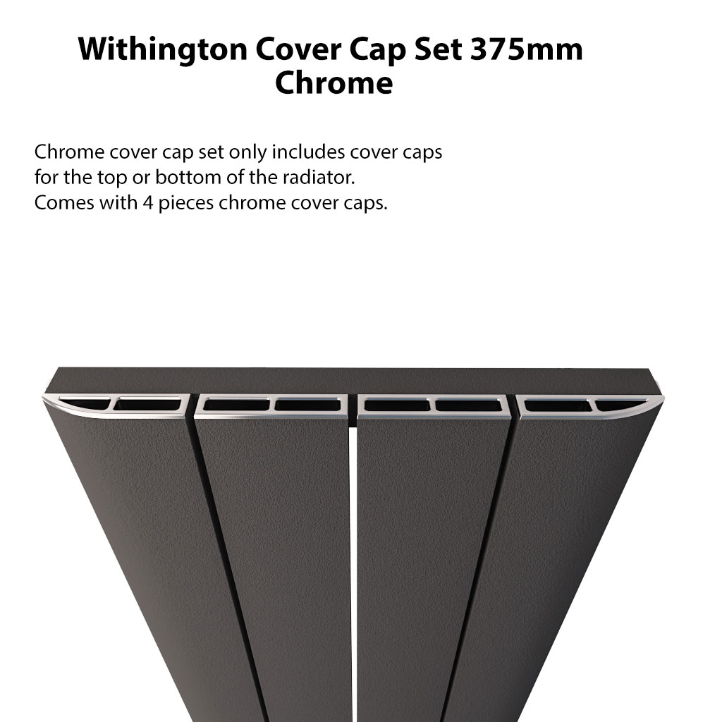 Withington Cover Cap Set 375mm Chrome