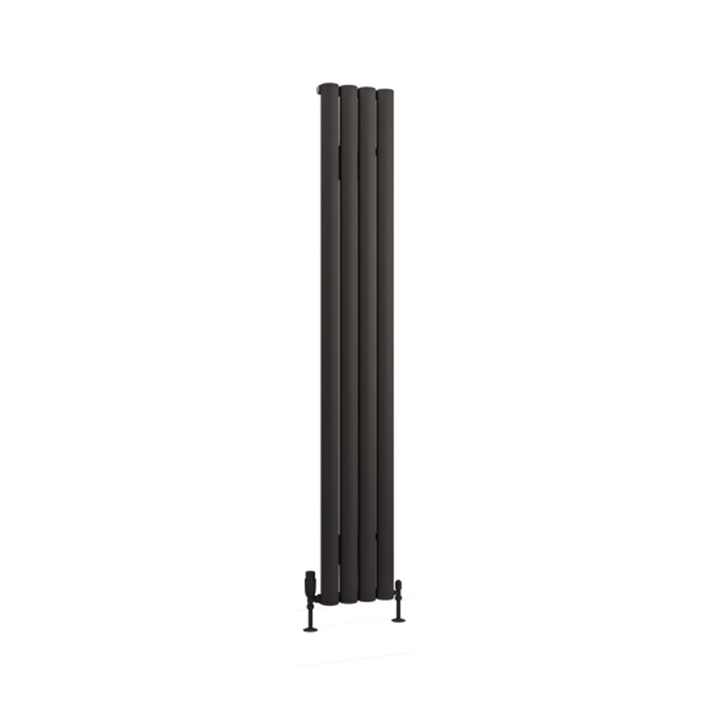 Kelmscott 1800 x 275 Aluminium Radiator Matt Anthracite