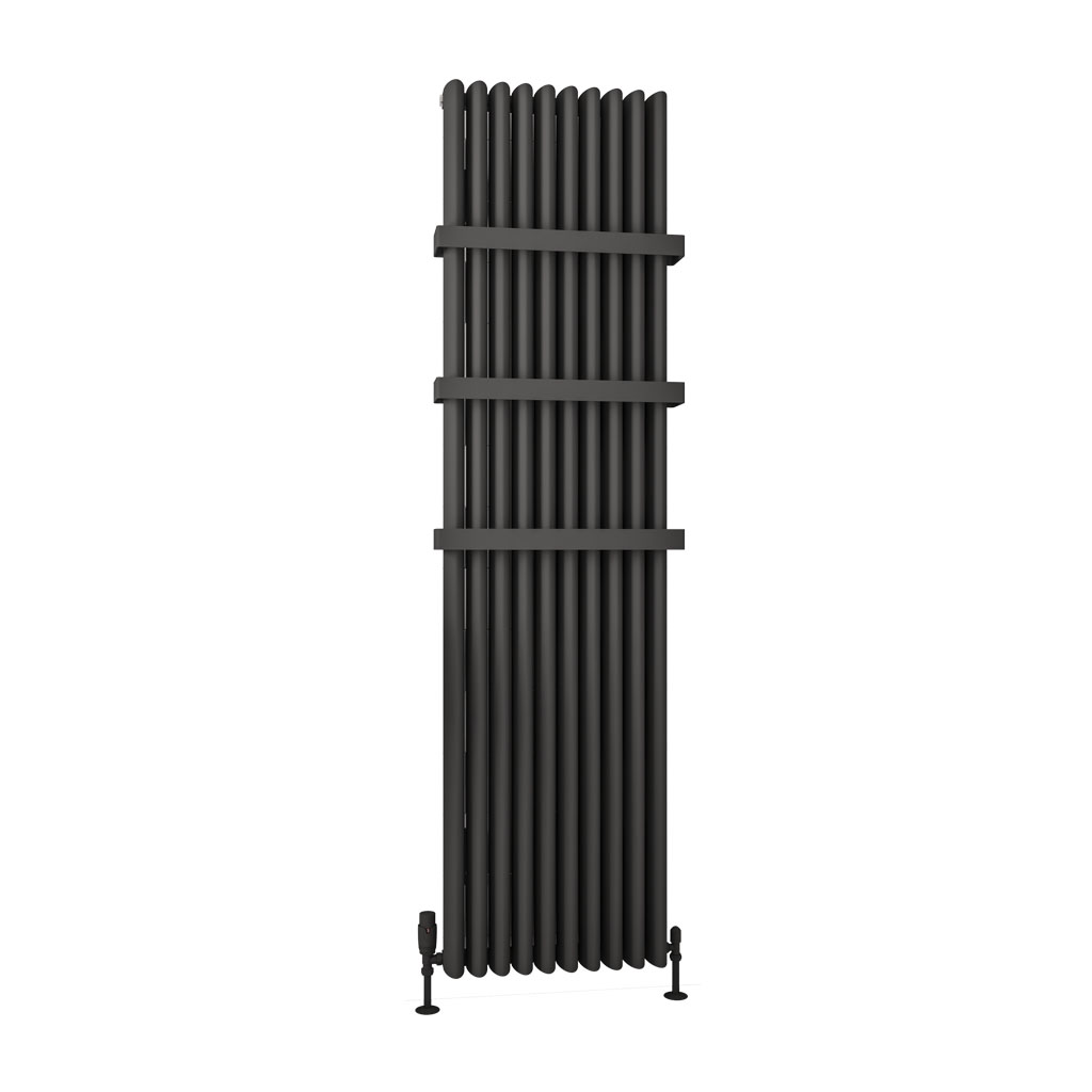 Witney 1800 x 470 Aluminium Radiator Matt Anthracite