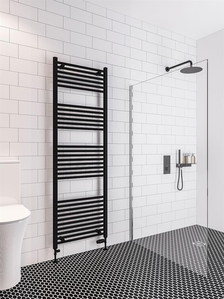 Wingrave 1800 x 600 Straight Multirail Matt Black