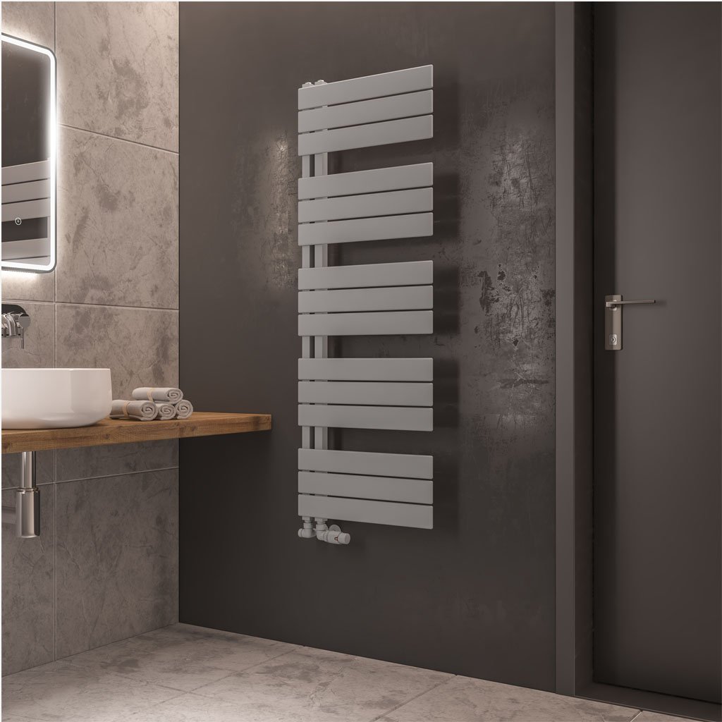 Helmsley 1400 x 500 Towel Rail Matt Grey