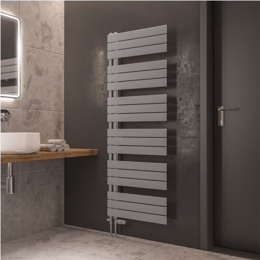 Helmsley 1640 x 600 Towel Rail Matt Grey