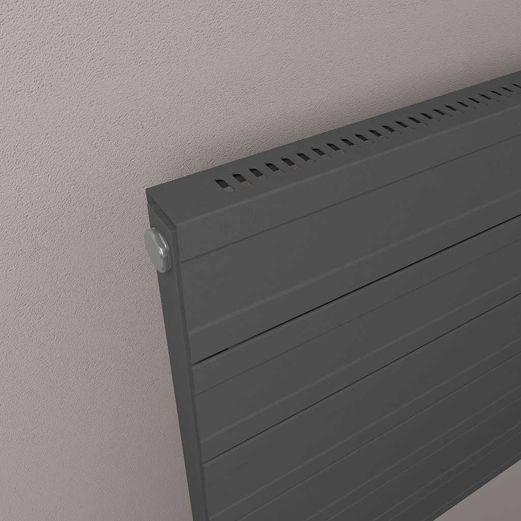 Berkeley 603 x 2000 Aluminium Radiator Matt Anthracite