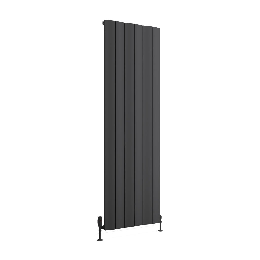 Fairford 1800 x 565 Aluminium Radiator Matt Anthracite