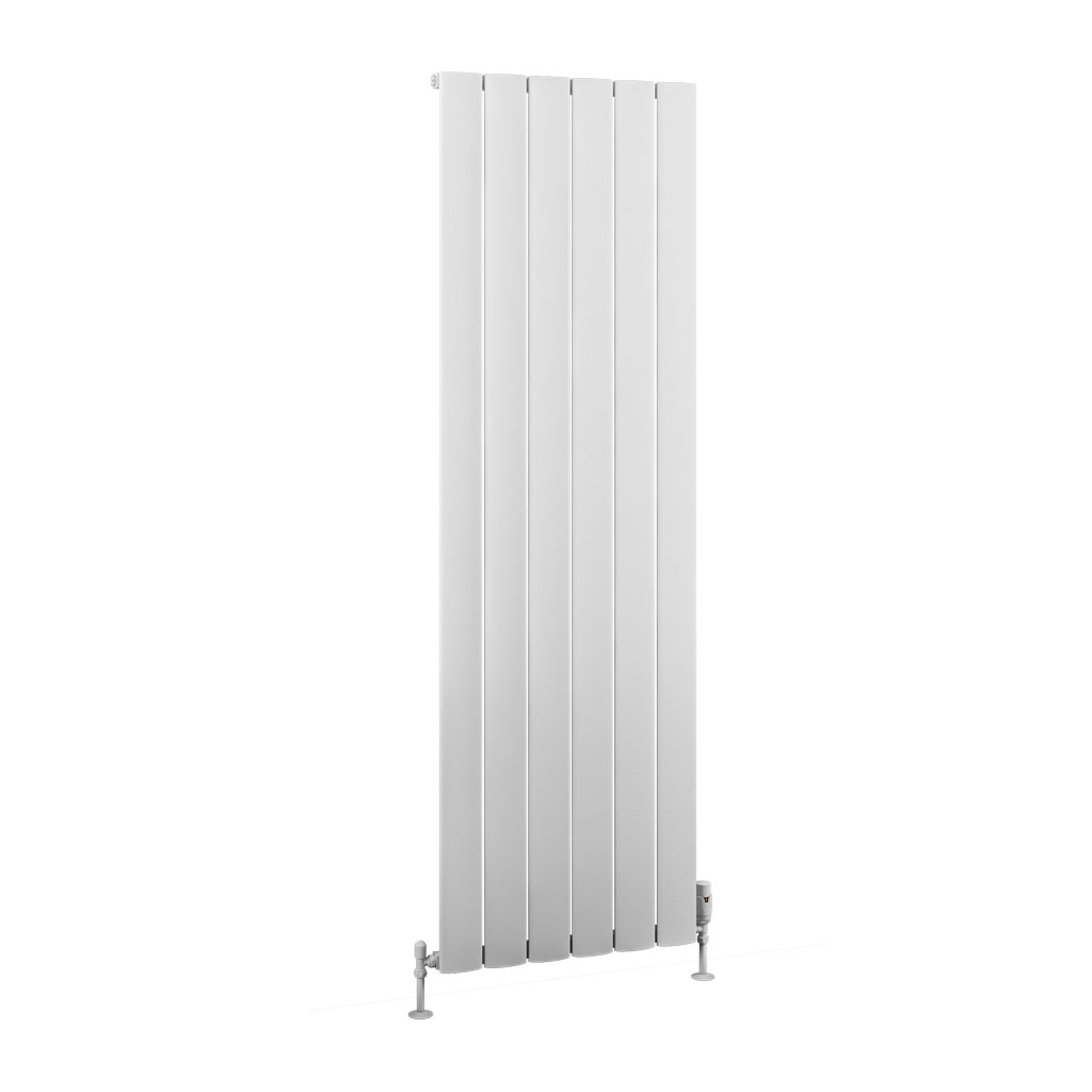 Malmesbury 1800 x 565 Aluminium Radiator Matt White